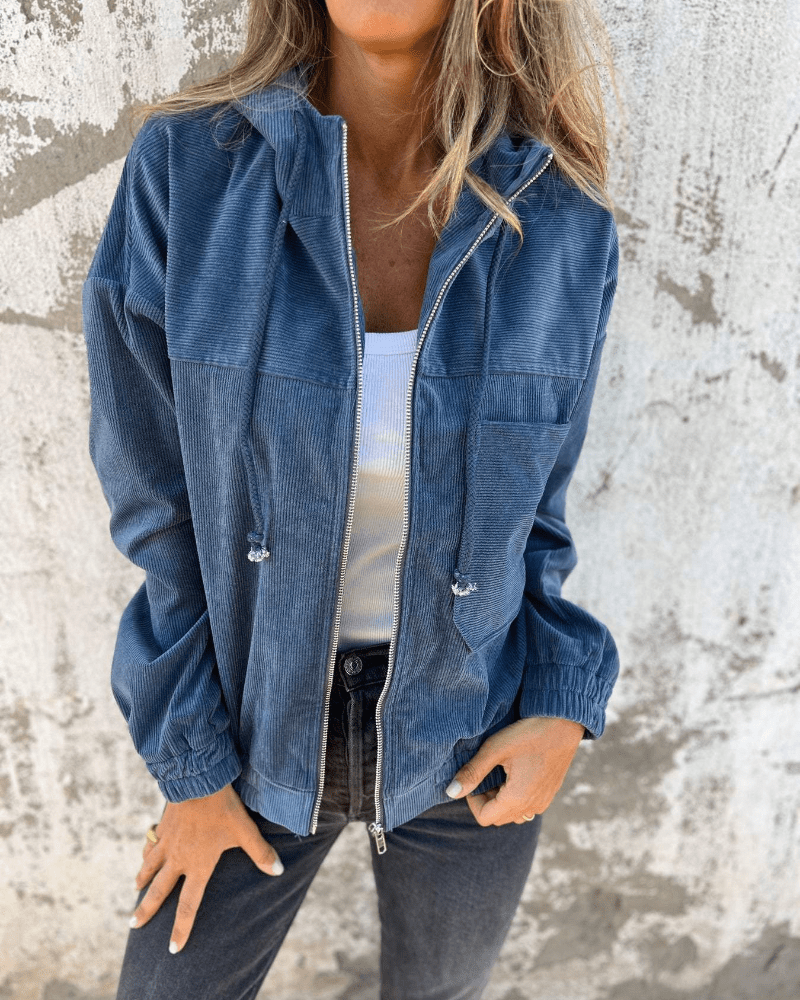 Alva™ | Manchester Fabric Hooded Jacket
