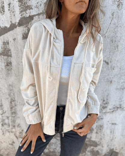 Alva™ | Manchester Fabric Hooded Jacket