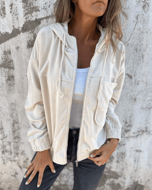 Alva™ | Manchester Fabric Hooded Jacket