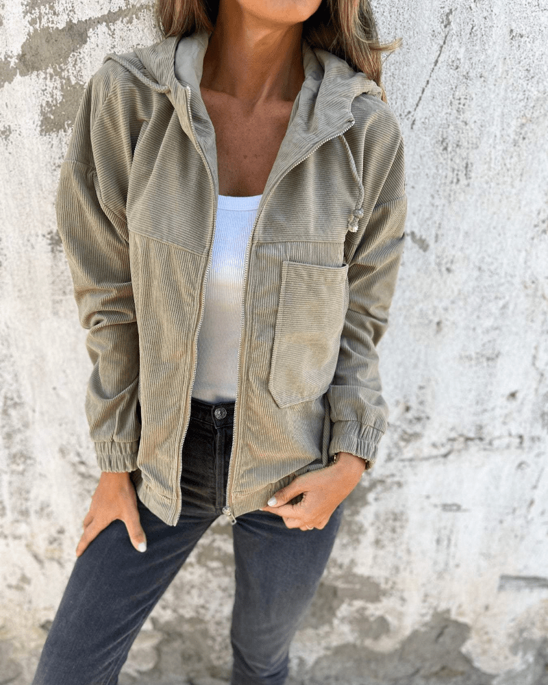 Alva™ | Manchester Fabric Hooded Jacket