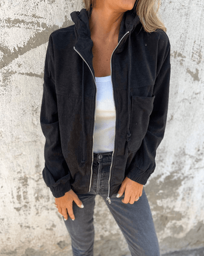 Alva™ | Manchester Fabric Hooded Jacket