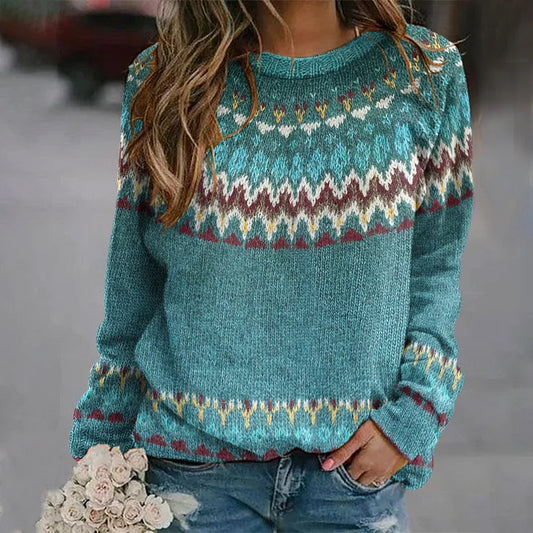 Alva™ | Retro Wave Sweater