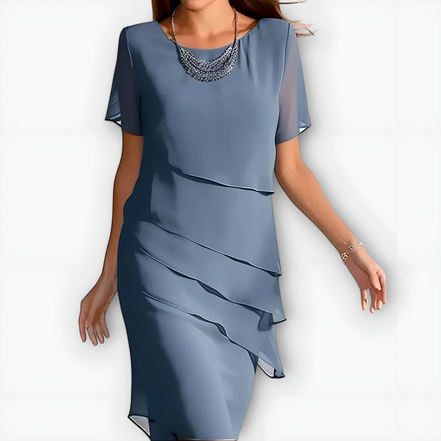 Ebba™ - Stylish figure-hugging dress