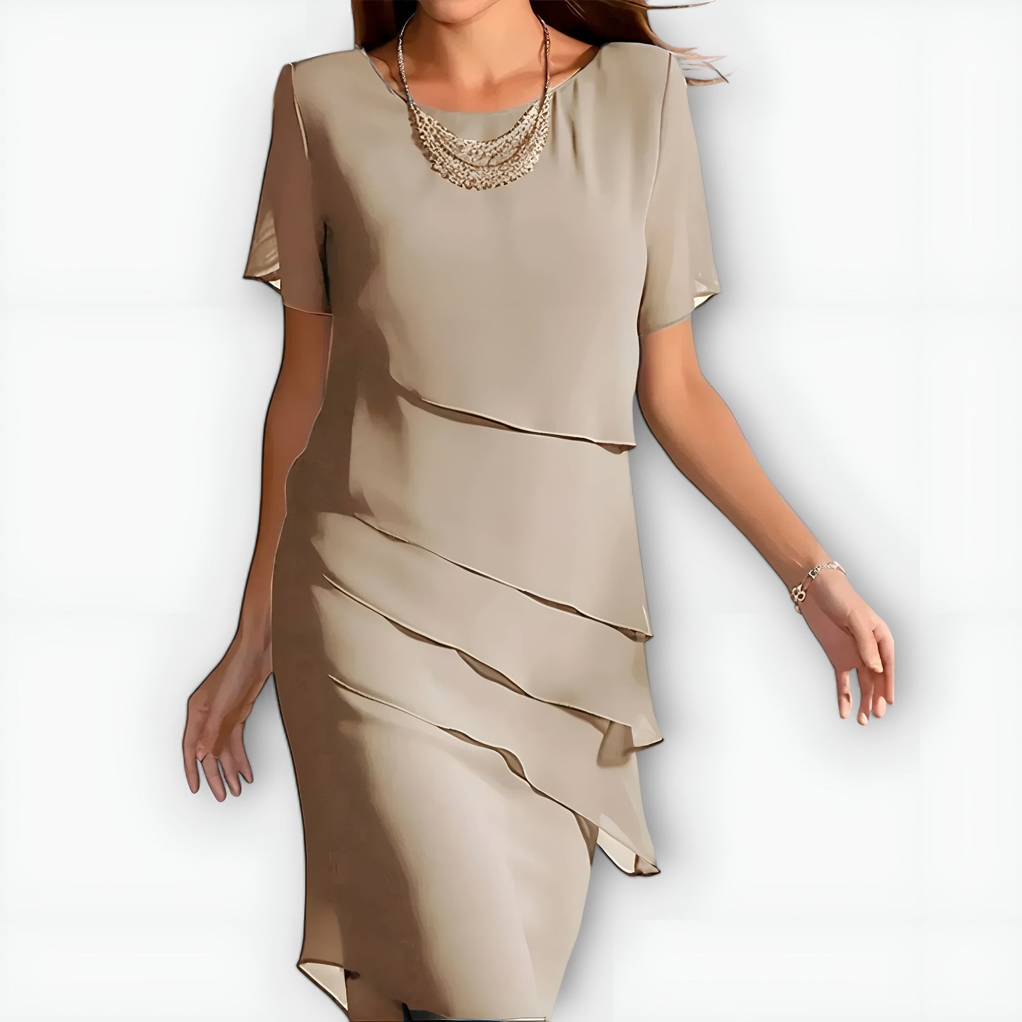 Ebba™ - Stylish figure-hugging dress