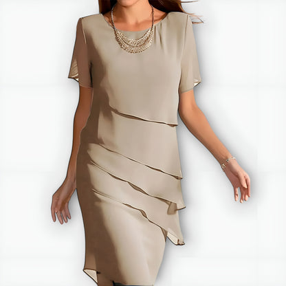 Ebba™ - Stylish figure-hugging dress