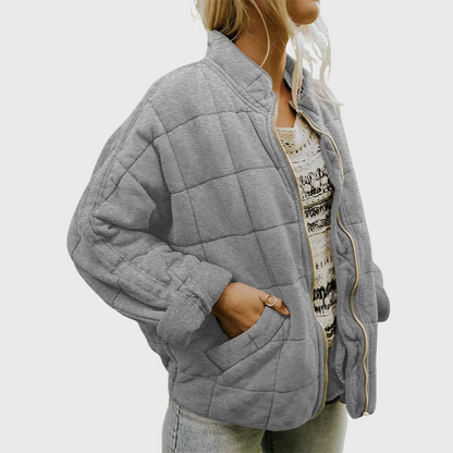 Klara™ | Padded jacket with an elegant oversized look