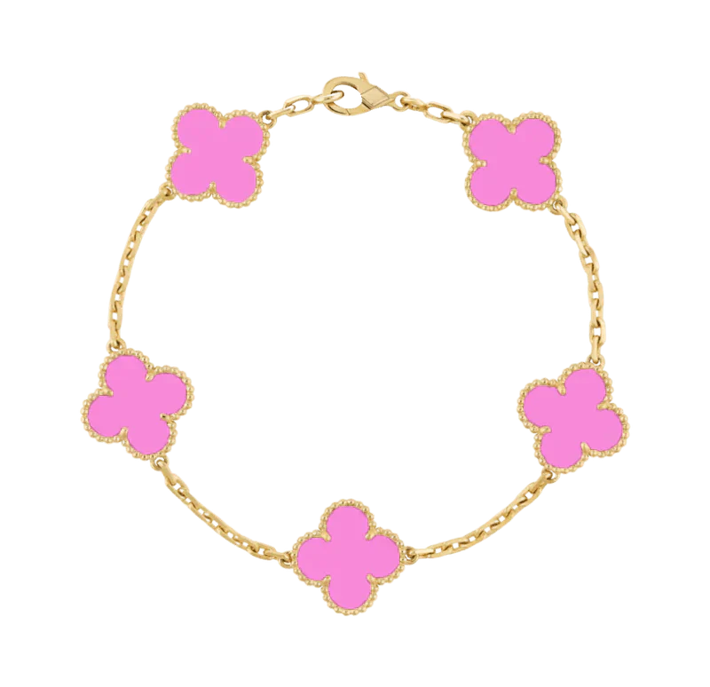 Clover Bracelet - Pink