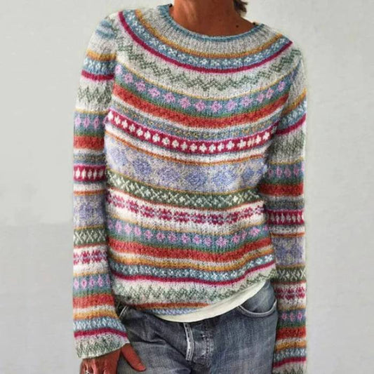 Freja™ | Stylish Retro Sweater