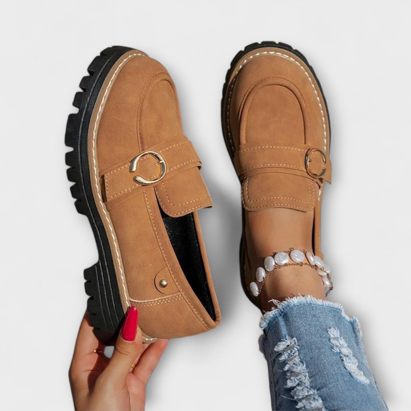 Astrid™ | Casual Loafers with Round Toe