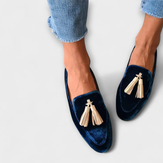 Carina™ | Vintage-inspired Loafers with Tassels